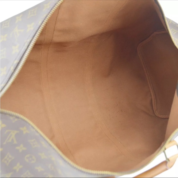 SALE 🔥AUTHENTIC LARGE LOUIS VUITTON KEEPALL 55 TRAVEL DUFFEL BAG LV MONOGRAM - Picture 7 of 11
